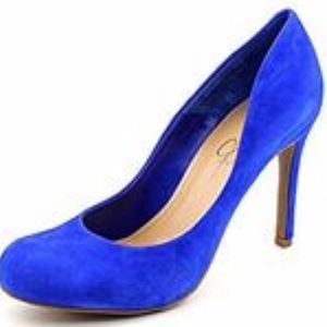 Jessica Simpson Blue Suede Pump Sz 6